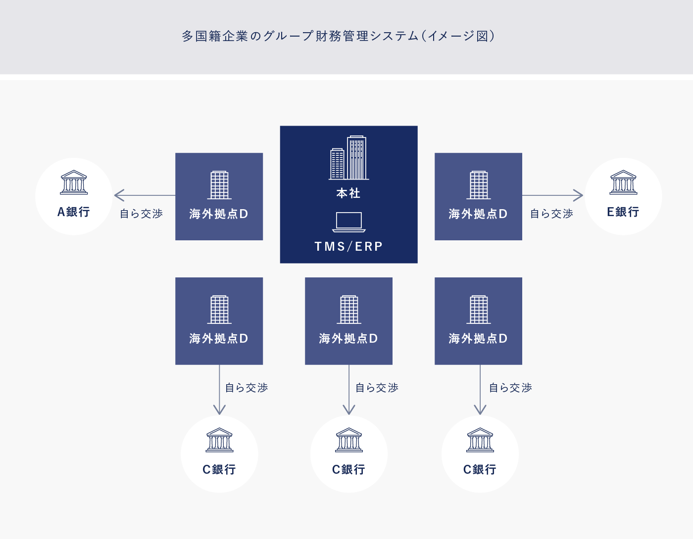 多国籍企業のグループ財務管理システム